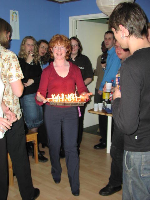 Sam mit der Torte